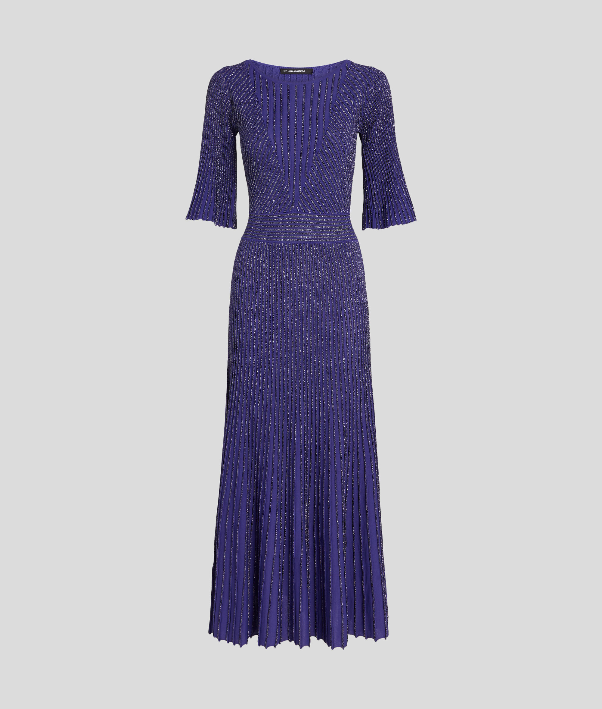 (image for) Gorgeous LUREX PLEATED KNIT DRESS